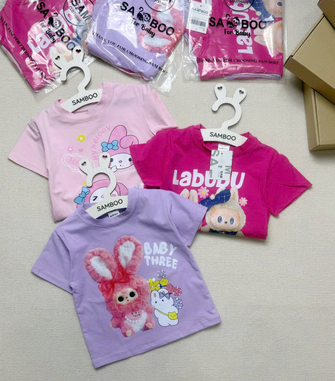 XẢ KHO SÉT 3 ÁO LABUBU CHO BG