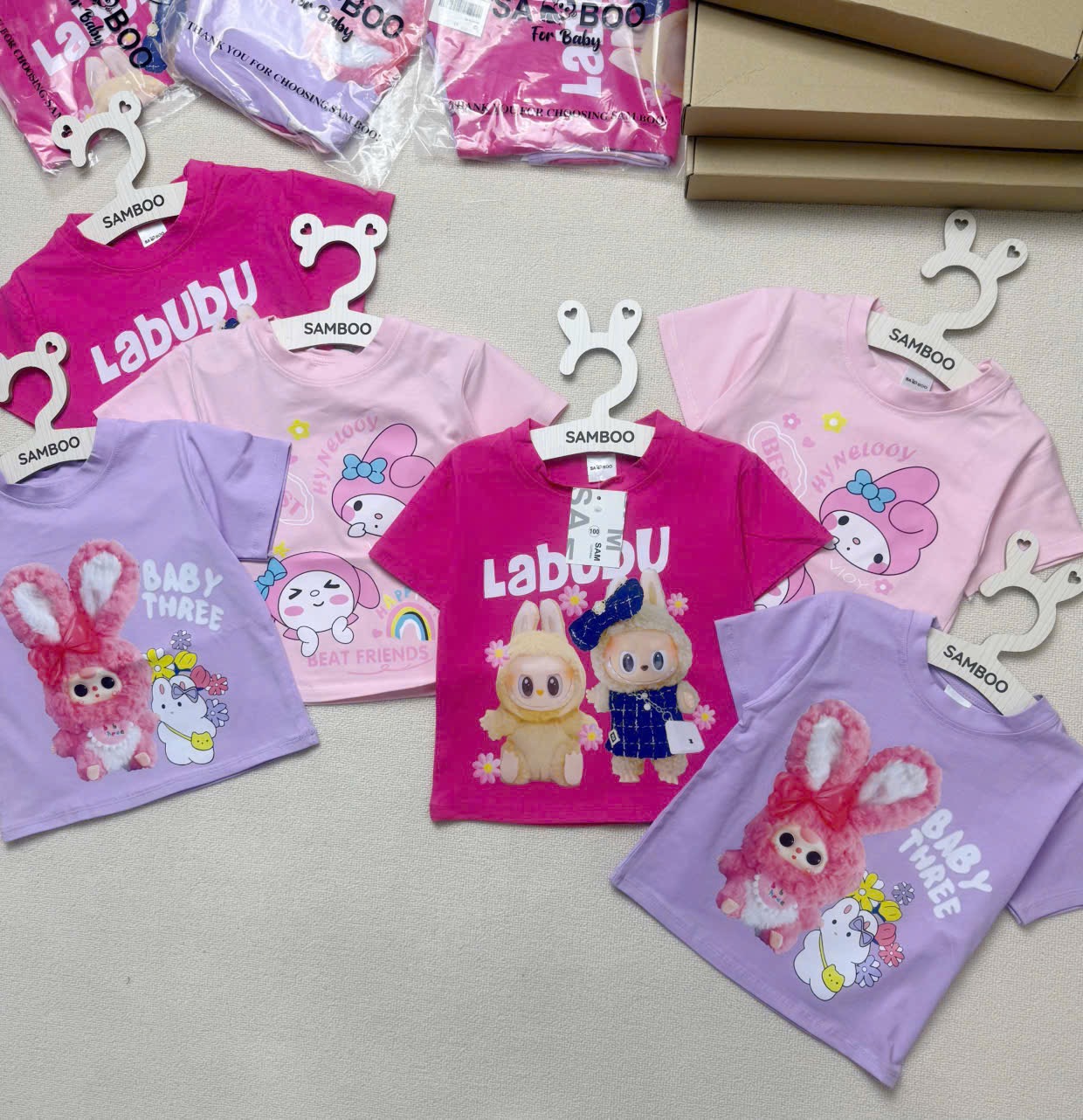 XẢ KHO SÉT 3 ÁO LABUBU CHO BG