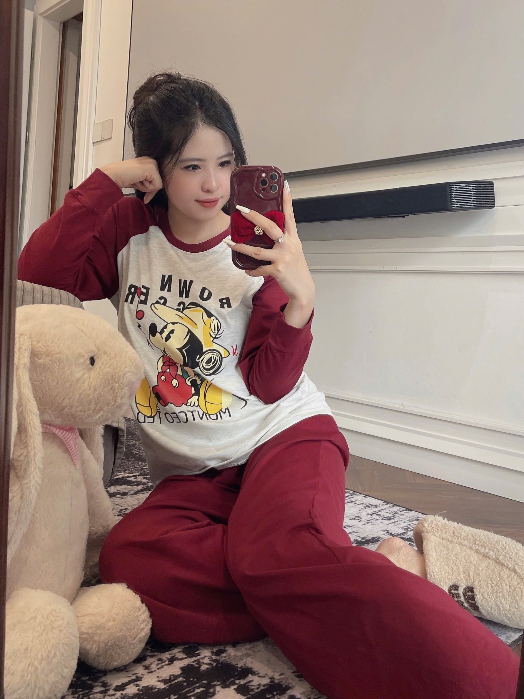 XẢ KHO SÉT BỘ ĐỒ MẶC NHÀ DÀI TAY