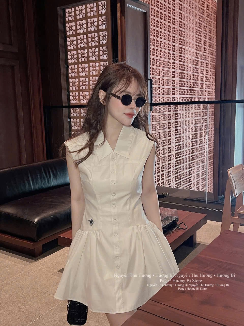 MĐ# VÁY TRẮNG THÊU DIOR