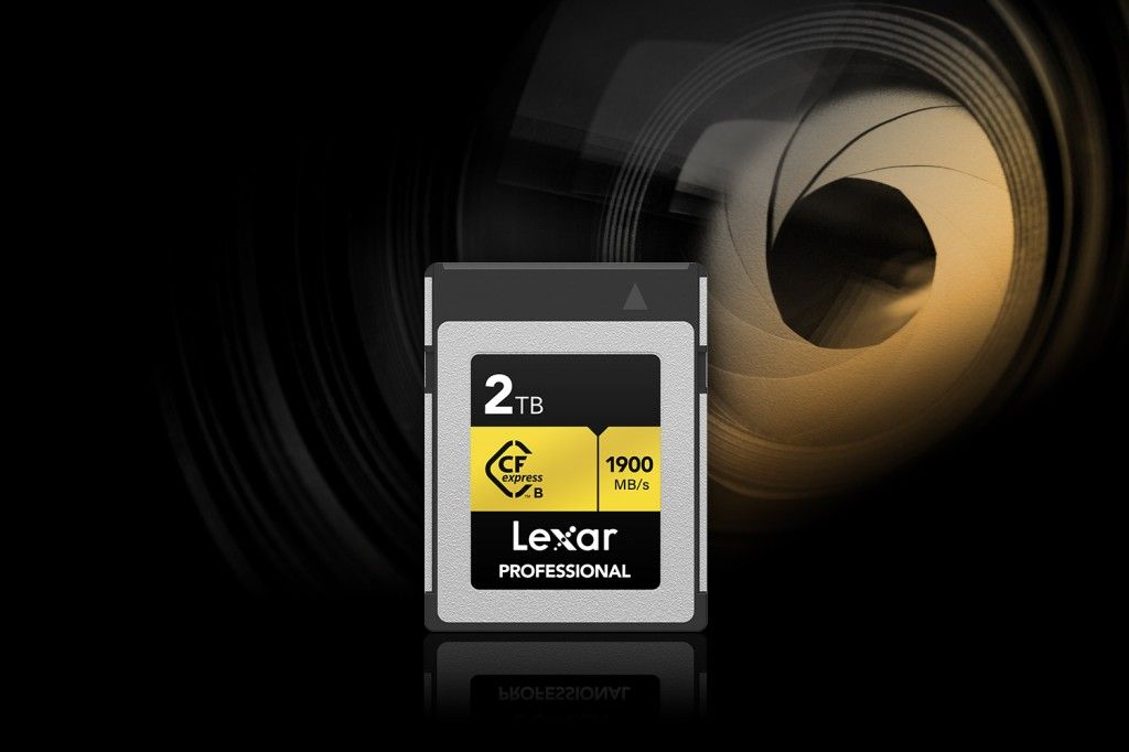 LEXAR CÔNG BỐ DUNG LƯỢNG 1TB VÀ 2TB MỚI CHO DÒNG THẺ GOLD CỦA LEXAR PROFESSIONAL CFEXPRESS CHUẨN B
