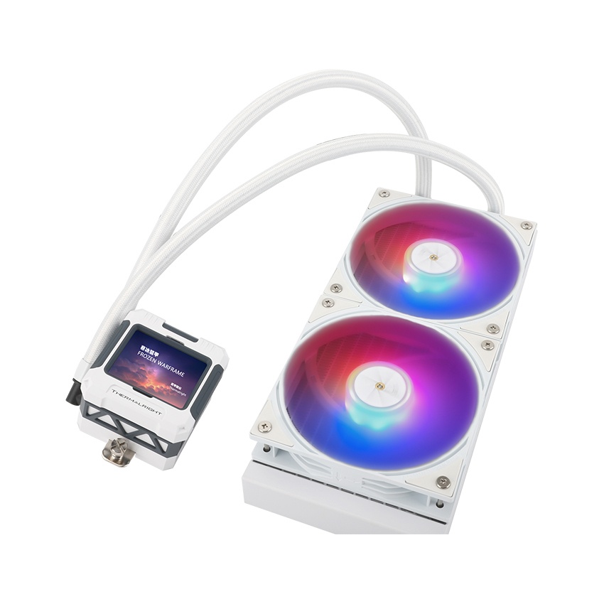 Tản nhiệt nước Thermalright Frozen WarFrame 240 ARGB Display - Trắng