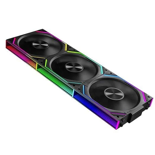 Fan Leopard TransWarp ARGB - ĐEN - Bộ 3 Fan | Gió thuận