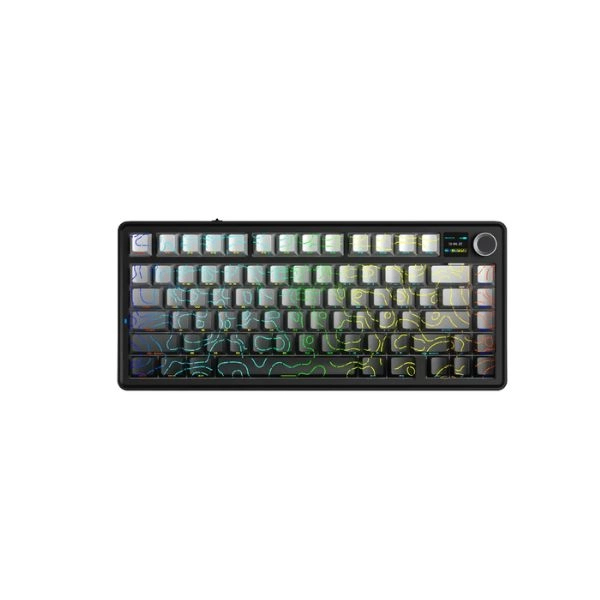 Bàn phím không dây Gaming 3 Mode Aula F75 Max màu Xám, Đen Gradient Contour Reaper Switch