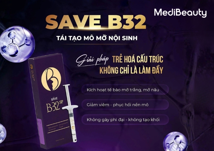 Kỹ thuật tiêm Trẻ hóa mô mỡ & Tái tạo mô mỡ nội sinh với Save B32 SP