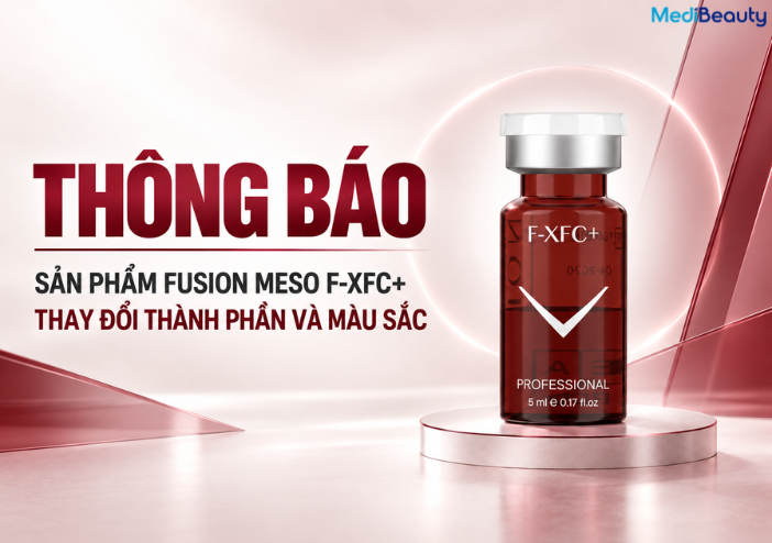 Thông báo: Sản phẩm Fusion Meso F-XFC+ thay đổi thành phần và màu sắc