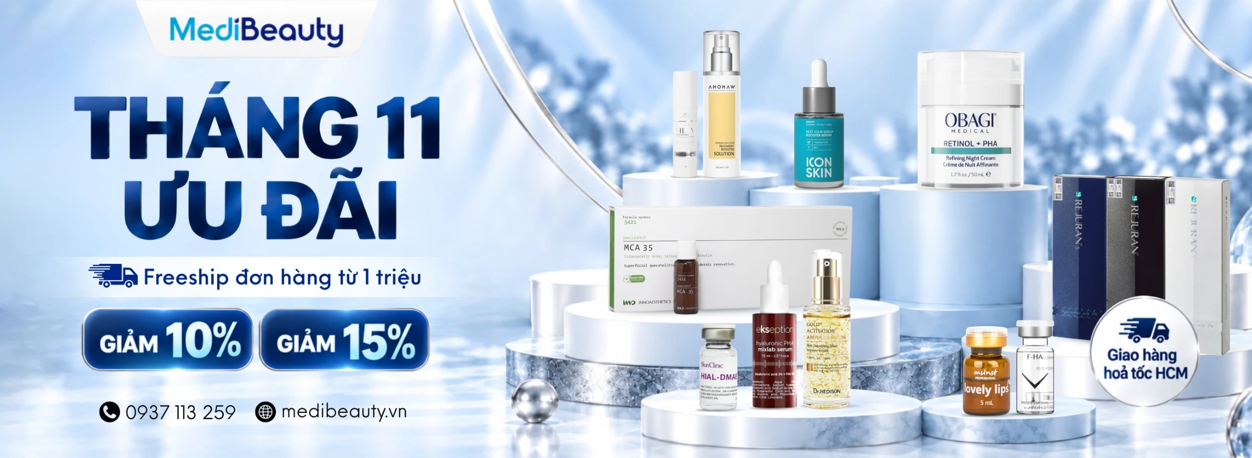 Banner chính TRANG CHỦ xoay vòng Sale