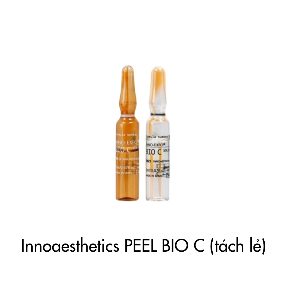 Tinh chất peel giảm lão hoá da xỉn màu Innoaesthetics PEEL BIO C (tách lẻ)