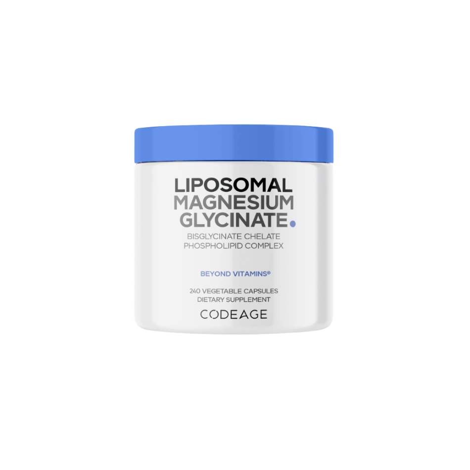 Viên nang hỗ trợ sức khoẻ xương và cơ nâng cao sức bền khi luyện tập Codeage Liposomal Magnesium Glycinate