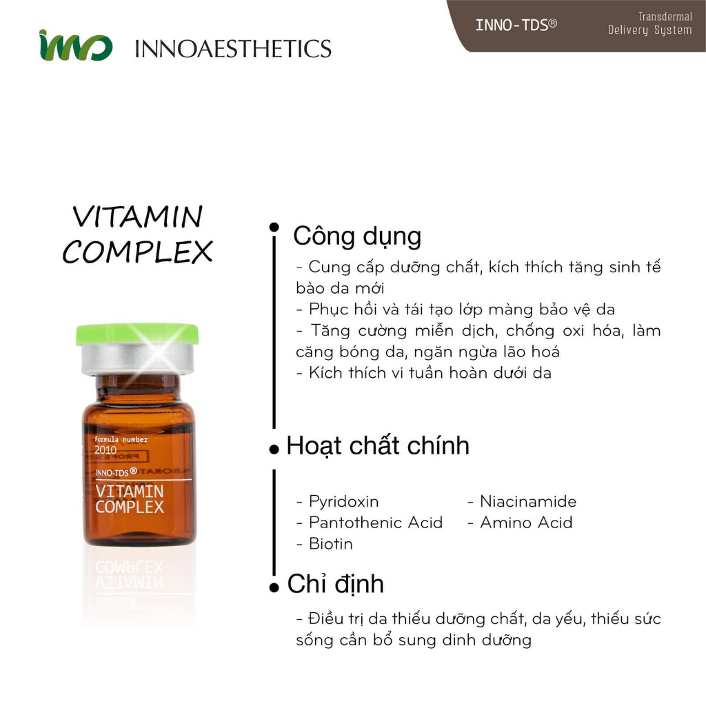 Hoạt chất meso phục hồi da Innoaesthetics VITAMIN COMPLEX (nguyên hộp).jpg