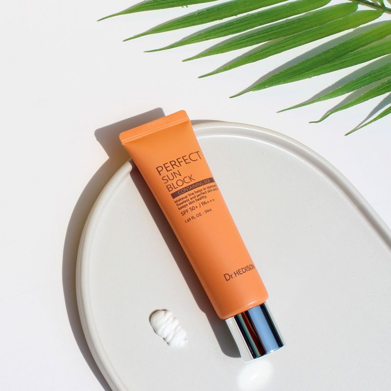 Kem chống nắng không trôi ngăn ngừa tia UVA UVB cho da Dr.HEDISON Perfect Sun Block.jpeg