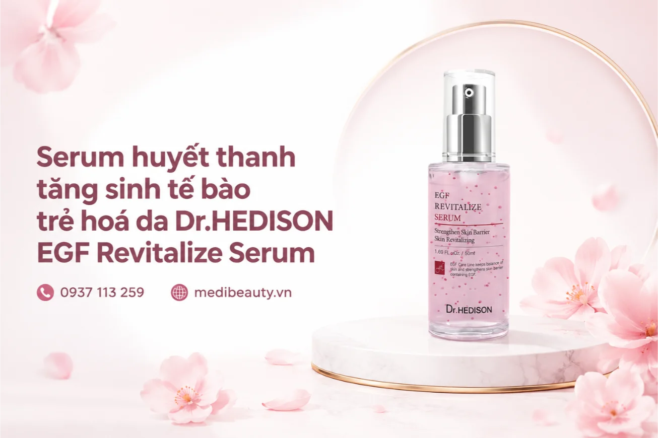 Serum huyết thanh tăng sinh tế bào trẻ hoá da Dr.HEDISON EGF Revitalize Serum.webp
