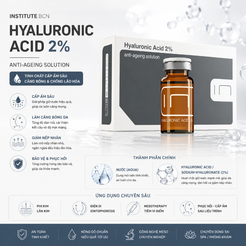 Tinh chất căng bóng trẻ hoá da Insititute BCN Acid Hyaluronic 2%.webp