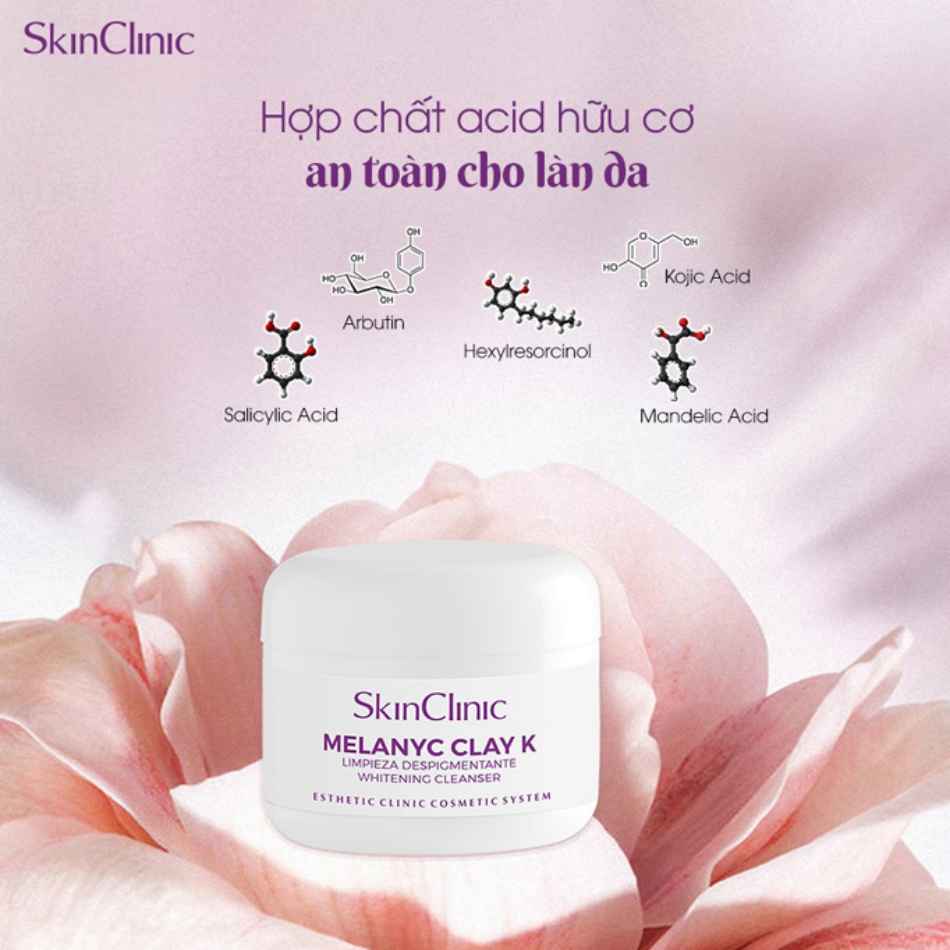 Tinh chất peel bong tróc chuyên cho da nám đậm nám chân lâu năm nám mảng do dùng kem trộn SkinClinic Melanyc Clay K (1).jpg