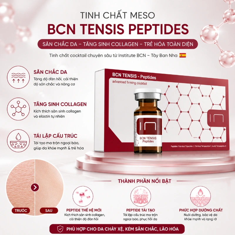 Tinh chất săn chắc da tăng sinh collagen Insititute BCN Tensis Peptite.webp
