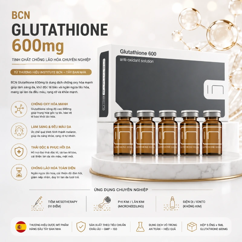 Tinh chất trắng da mờ thâm nám Insititute BCN Glutathione 600mg.webp
