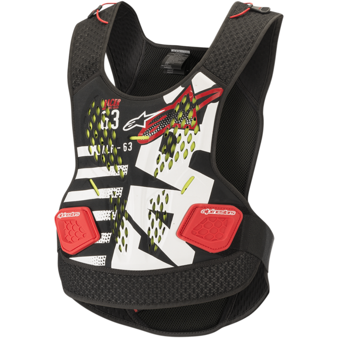 ÁO GIÁP BẢO HỘ ALPINESTARS SEQUENCE CHEST PROTECTOR-BLACK WHITE