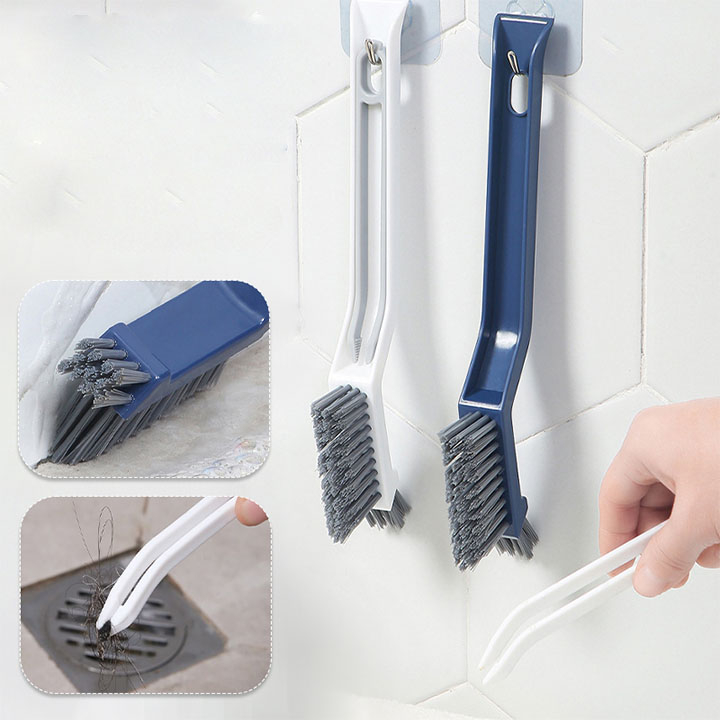 Bàn Chải Vệ Sinh Góc Tường, khe hở- Cọ Vệ Sinh Khe Nhà Tắm, Khe Cửa Nhà Bếp Nhỏ Gọn Tiện Lợi