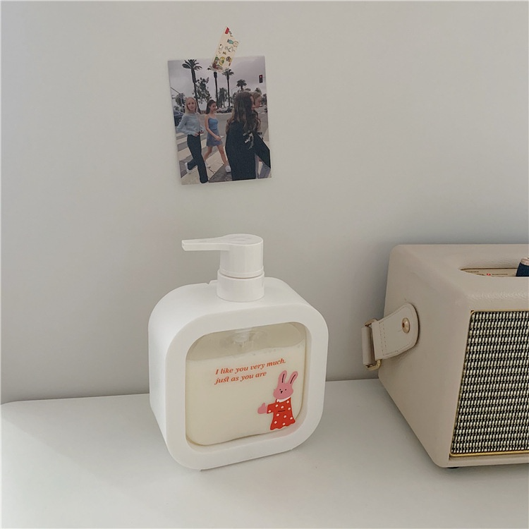 Bình Chiết Dầu Gội, Sữa Tắm vai vuông VIỀN BỌC NHỰA - DUNG TÍCH 300ml, 500ml