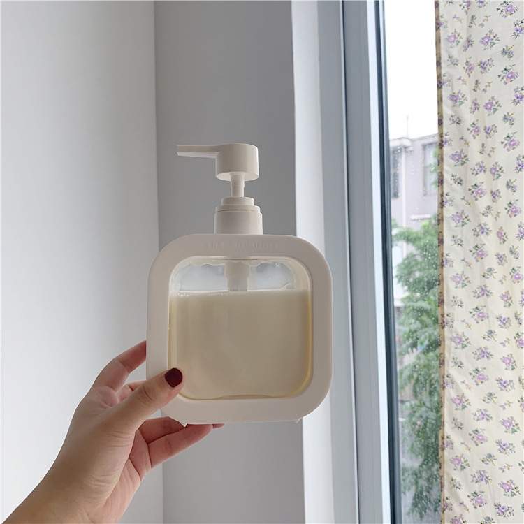 Bình Chiết Dầu Gội, Sữa Tắm vai vuông VIỀN BỌC NHỰA - DUNG TÍCH 300ml, 500ml