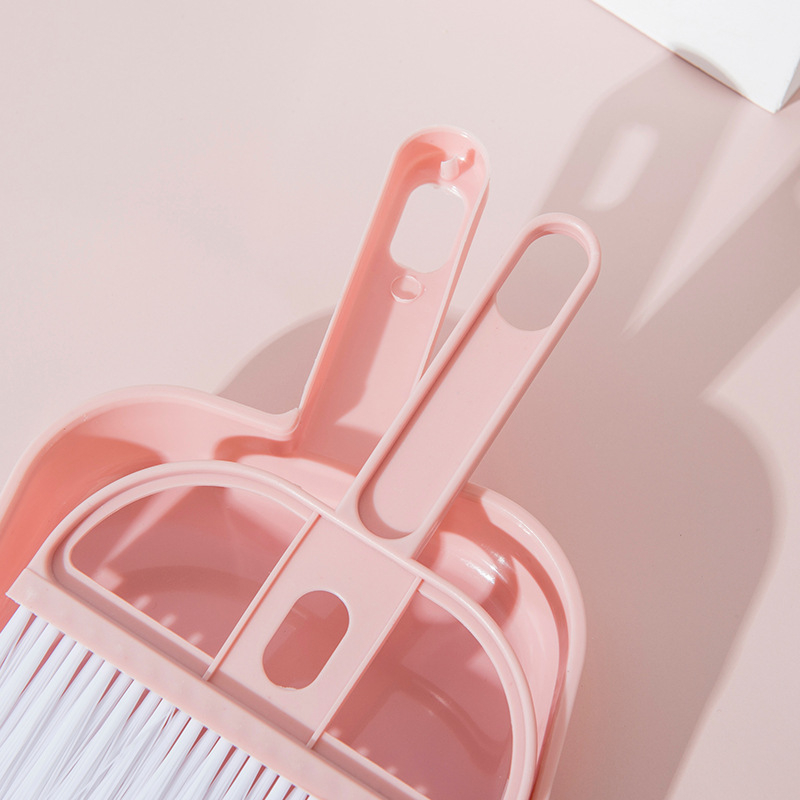 Bộ Chổi Và Xẻng Mini Quét Bụi Bàn Phím Vệ Sinh Nhà Cửa Tiện Dụng - Chổi + Hót Rác Mini