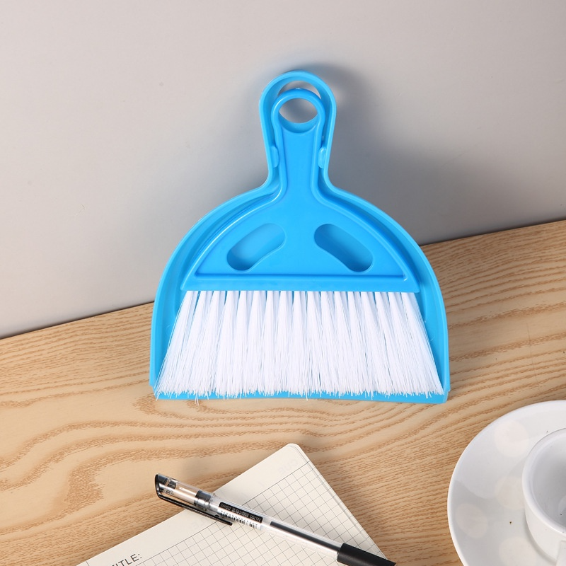 Bộ Chổi Và Xẻng Mini Quét Bụi Bàn Phím Vệ Sinh Nhà Cửa Tiện Dụng - Chổi + Hót Rác Mini