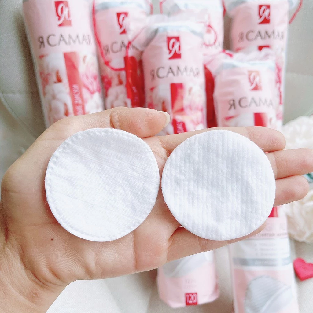 Bông Tẩy Trang chất liệu Cotton siêu thấm 3 Lớp