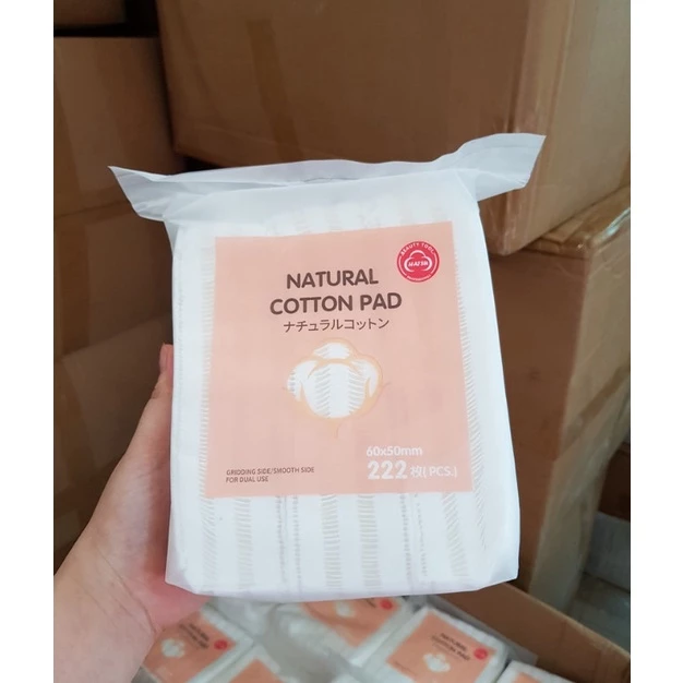 Bông Tẩy Trang chất liệu Cotton siêu thấm 3 Lớp