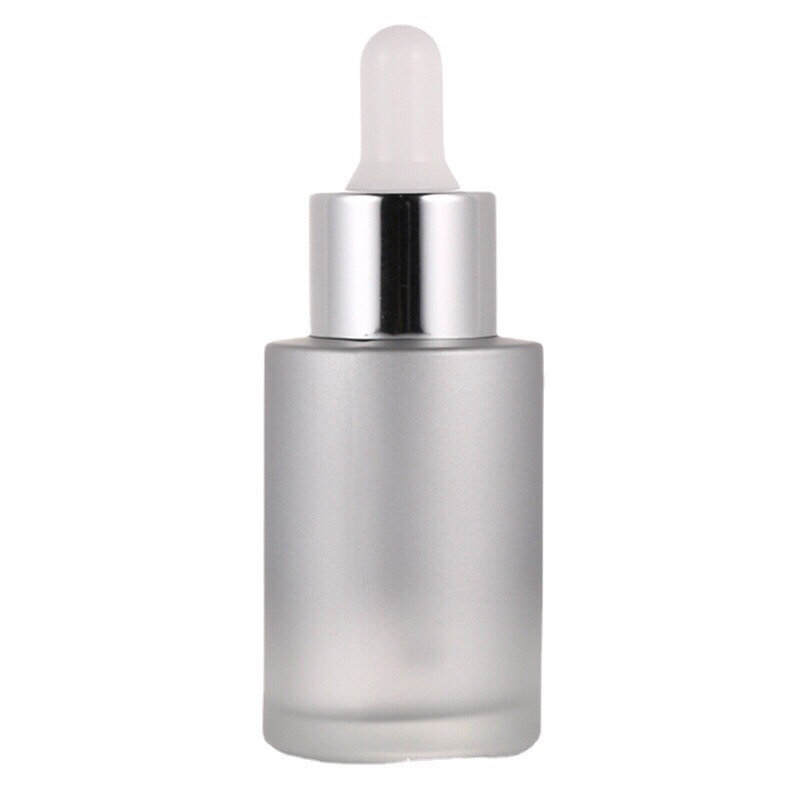 Chai đựng serum/tinh dầu dạng nút bóp, chất liệu thuỷ tinh mờ (10ml/20ml/30ml/50ml/100ml)