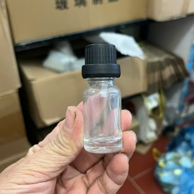 Chai lọ thủy tinh làm Ginger Shot loại 50ml trắng trong nắp nhựa đựng ginger shot thanh lọc