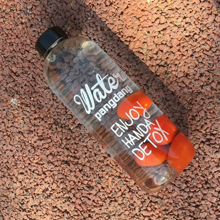 Chai thủy tinh đựng nước DETOX PONGDANG 1000ml, CHAI THUỶ TINH ĐỰNG NƯỚC DETOX 1 LÍT