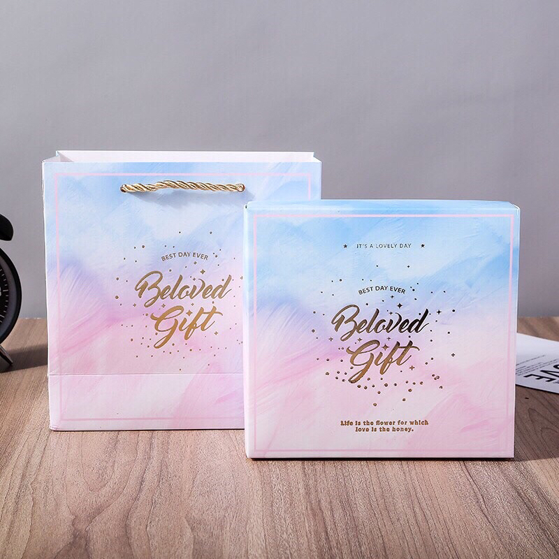 Combo Túi đựng và Hộp đựng quà cỡ lớn cao cấp