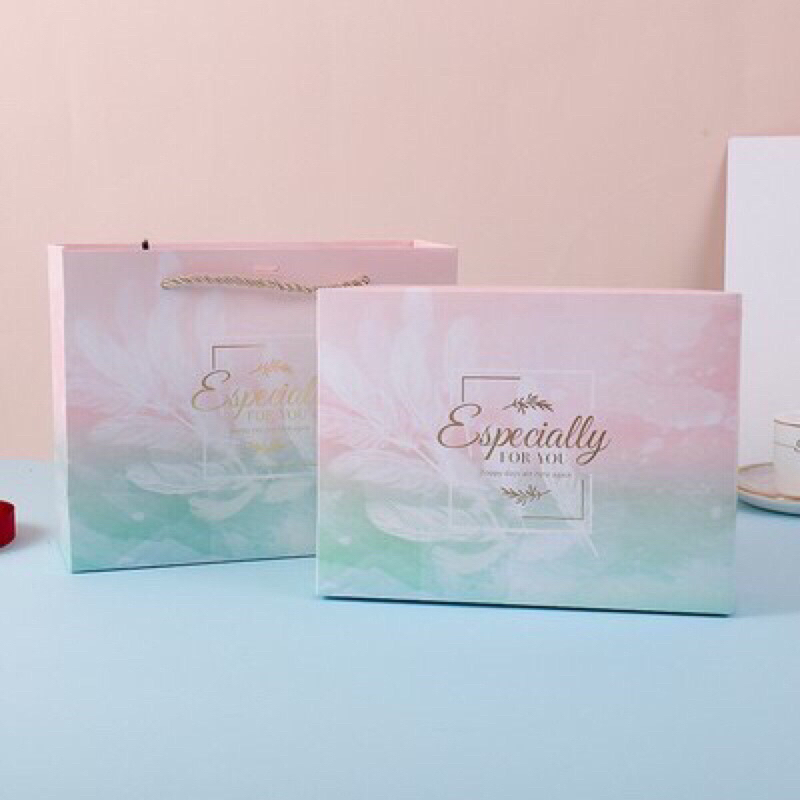 Combo Túi đựng và Hộp đựng quà cỡ lớn cao cấp