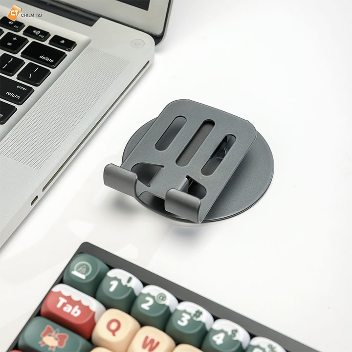 Giá Đỡ Điện Thoại, Máy Tính Bảng Để Bàn Xoay 360 Bằng Kim Loại, Kệ Đựng Điện Thoại, Ipad-NAMDUONG SHOP