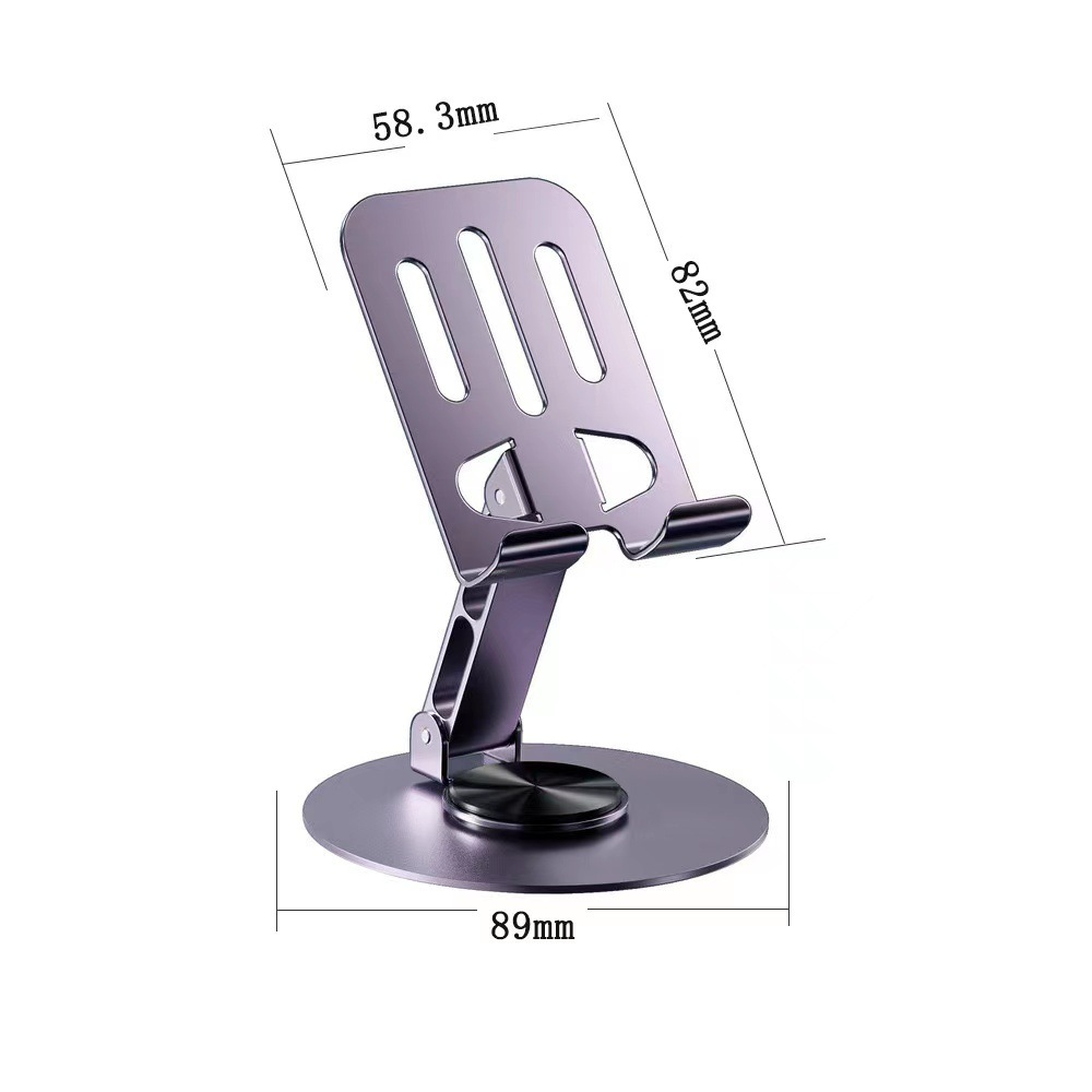 Giá Đỡ Điện Thoại, Máy Tính Bảng Để Bàn Xoay 360 Bằng Kim Loại, Kệ Đựng Điện Thoại, Ipad-NAMDUONG SHOP
