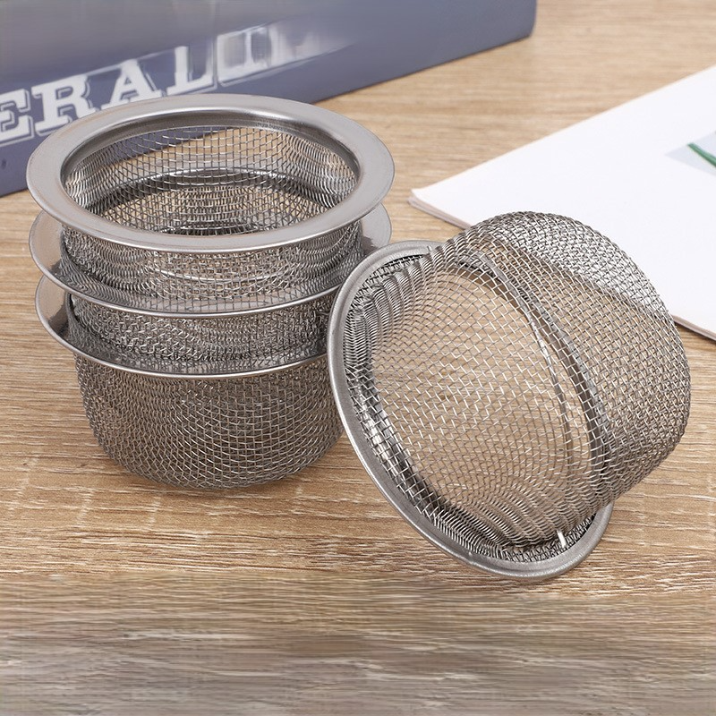 Giỏ Lọc Rác Bồn Rửa Chén Bát Chống Tắc Nghẽn, Lưới Lọc Rác Có Quai Treo Tiện Lợi