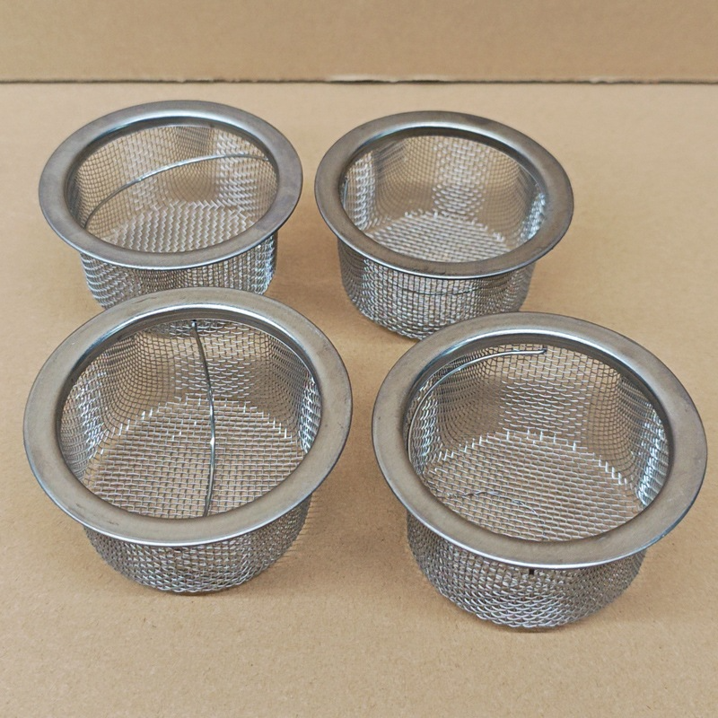 Giỏ Lọc Rác Bồn Rửa Chén Bát Chống Tắc Nghẽn, Lưới Lọc Rác Có Quai Treo Tiện Lợi