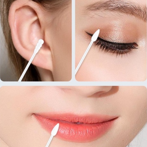 Hộp 200 Chiếc Tăm Bông Ngoáy Tai 2 Đầu Dùng 1 Lần Tiện Lợi - Hộp 200 chiếc