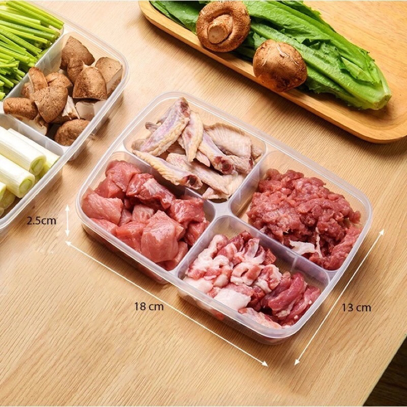 Hộp nhựa Trữ Đông, Bảo Quản Đồ Ăn Dặm, hộp đựng thực phẩm cho tủ lạnh đa năng