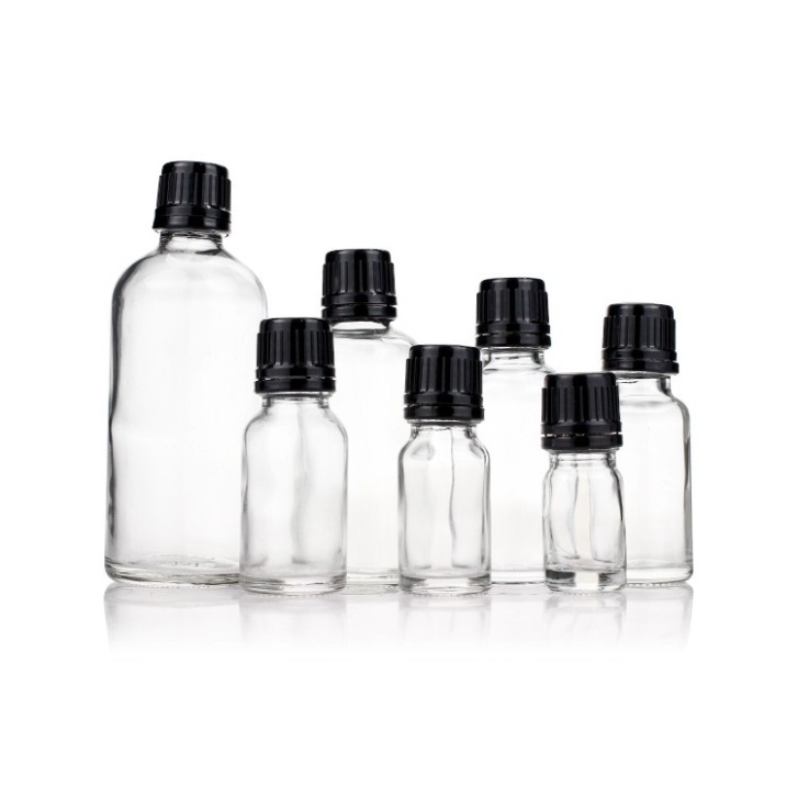 Lọ Đựng Tinh Dầu ĐEN TO Nhỏ Giọt dung tích 10ML 20ML 30ML 50ML 100ML Chiết Serum, Tính Chất - Nắp đen