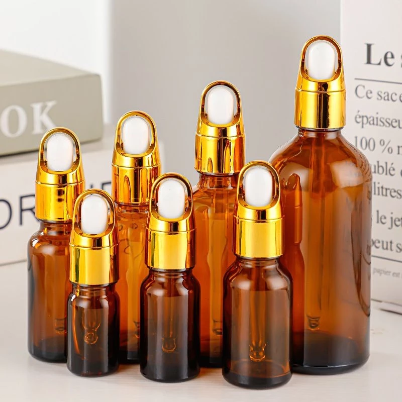 Lọ đựng serum thủy tinh dạng nắp bóp cải tiến 10ml/20ml/30ml/50ml/100ml