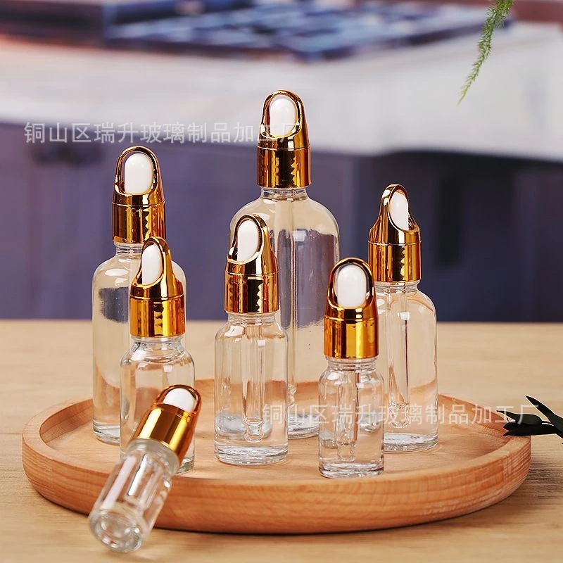 Lọ đựng serum thủy tinh dạng nắp bóp cải tiến 10ml/20ml/30ml/50ml/100ml