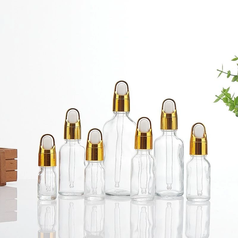 Lọ đựng serum thủy tinh dạng nắp bóp cải tiến 10ml/20ml/30ml/50ml/100ml