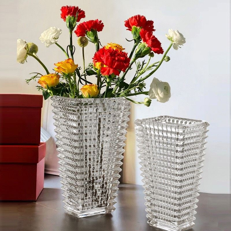 Lọ hoa thủy tinh/ Lọ hoa thủy tinh cao cấp sáng bóng, dày nặng như pha lê