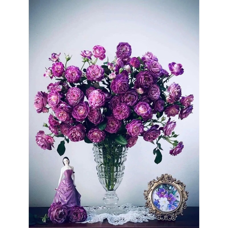 Lọ hoa thủy tinh, Ly thuỷ tinh cắm hoa đa tầng sang trọng, tinh tế (cao 30cm)