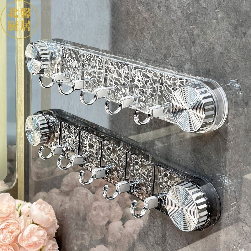Móc Treo Đồ Hút Chân Không Nhà Tắm Nhà Bếp Đa Năng, Móc Treo Tường Chịu Lực Tốt Không Cần Khoan Đục Tái Sử Dụng