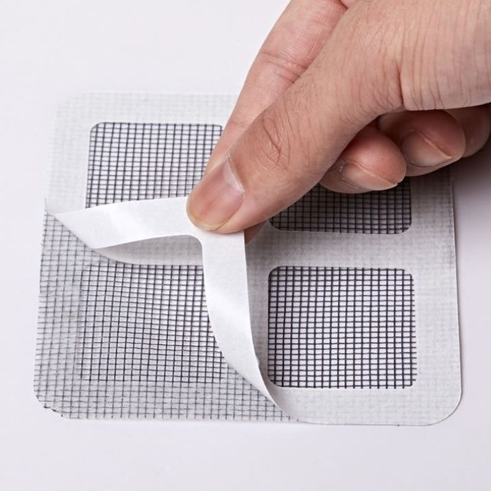 Set 5 Lưới Lọc Rác Tự Dính Chống Tắc Nghẽn Cống Thoát Nước Tiện Dụng 10x10cm