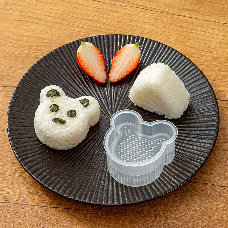 Set 7 Khuôn Ép Cơm Làm Cơm Nắm, Khuôn Tạo Hình Cơm Bento Làm Bánh Cho Bé