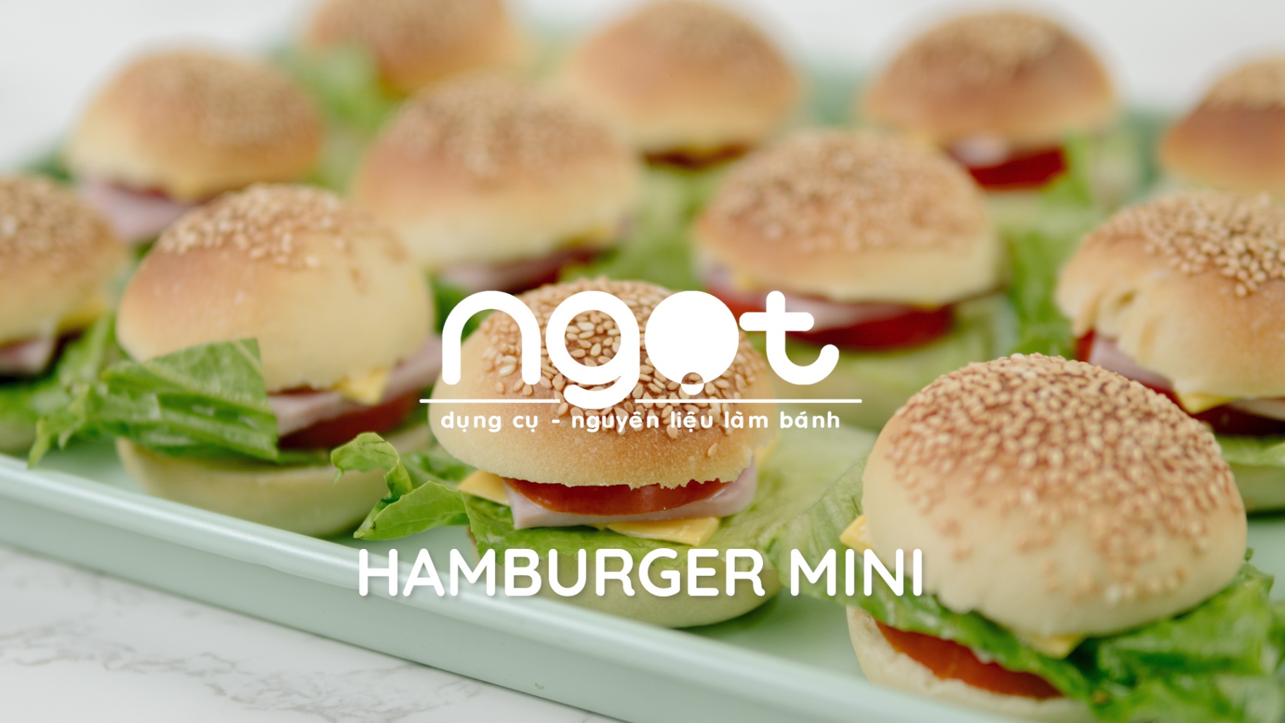 Thử ngay công thức bánh Hamburger mini, dễ làm như chơi