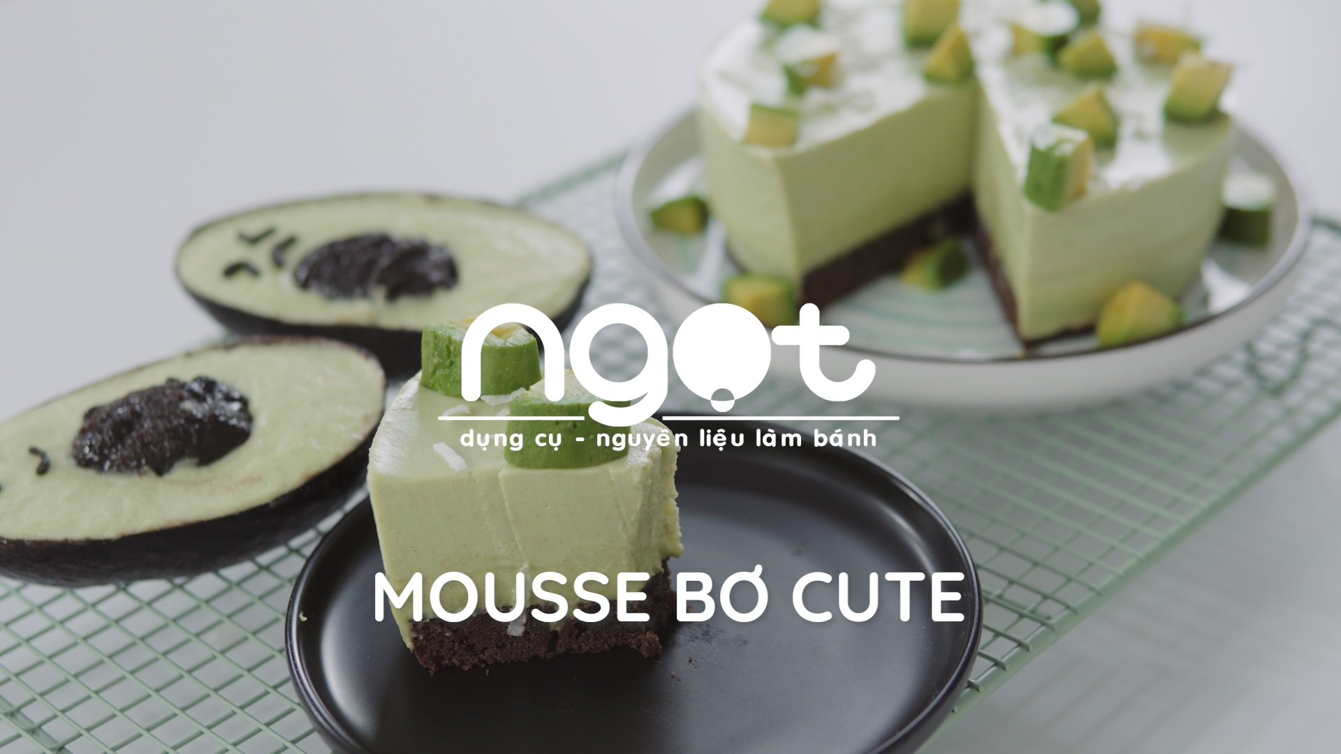 Cách làm bánh Mousse Bơ mềm mịn, béo nguậy tan ngay đầu lưỡi